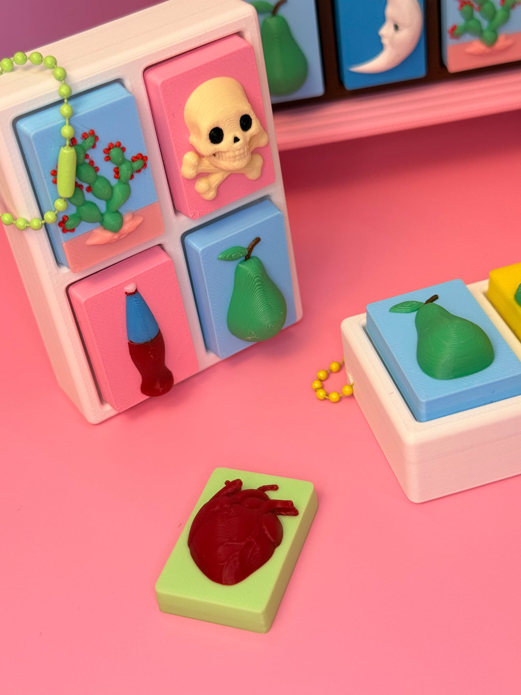 Lotería Cards- Stress Relief  Clickers/figets 3D-Printed Inspired by Mexican Loteria PERSONALIZED